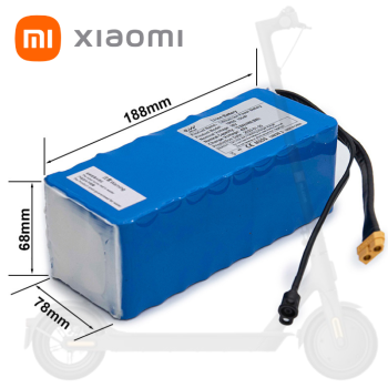 XIAOMI MI | M365 | M365PRO | 1S | MI3 - Zusatzbatterie 12.8 AH mit 36 Volt